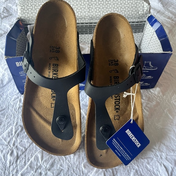 Birkenstock Gizeh Black size 38/7 NWT - Picture 4 of 6